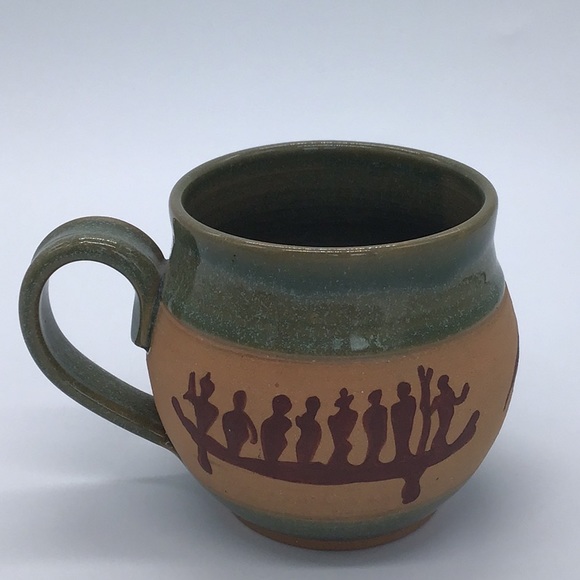 Pair Of Hand Thrown Pottery Mugs - Picture 11 of 14